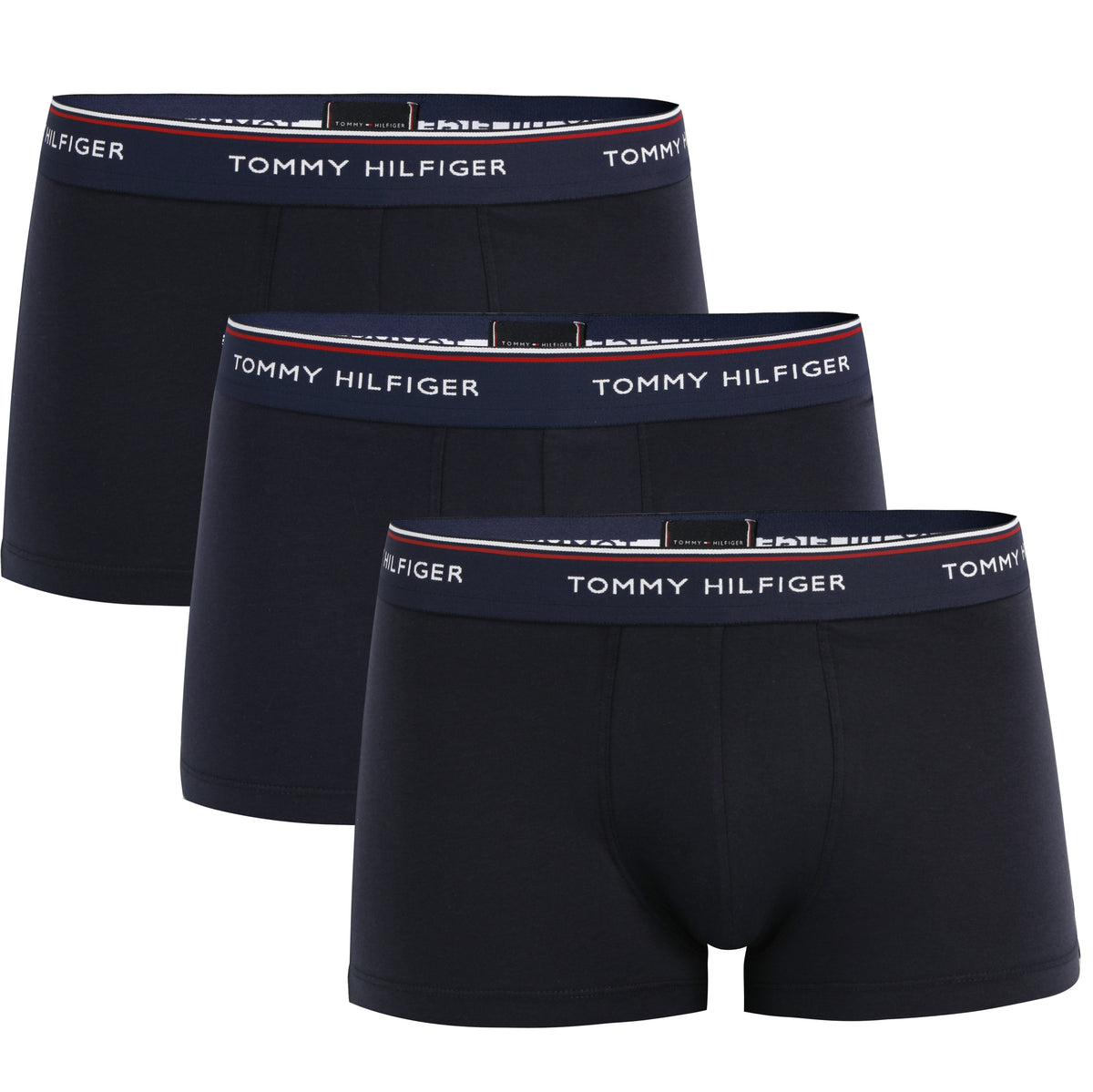 TOMMY HILFIGER 3er Pack Boxershorts Cotton Stretch Baumwolle Elasthan 1U-842-409
