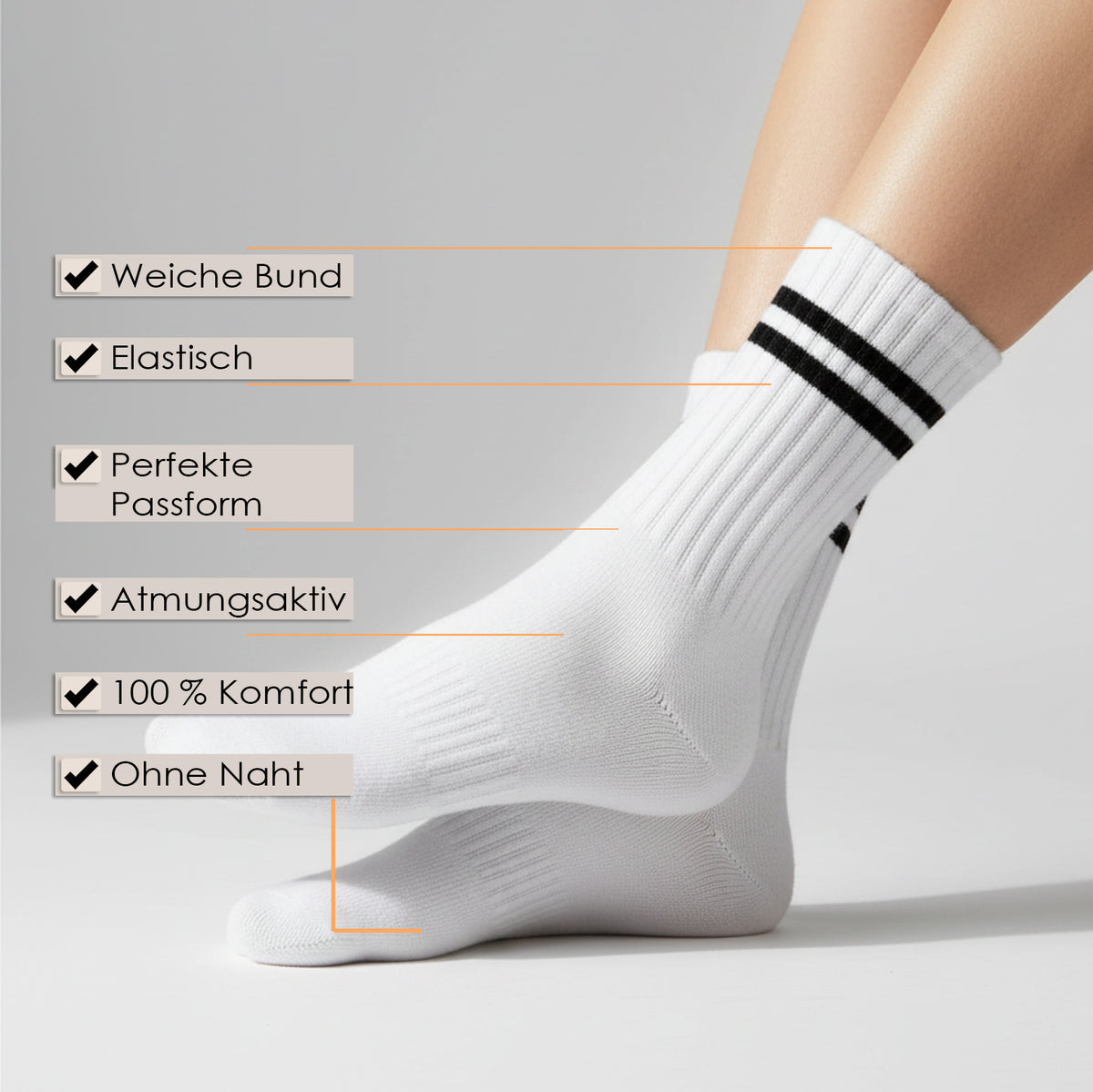 5 bis 50 Paar TENNISSOCKEN Sportsocken Herren Damen Premium Socken Baumwolle