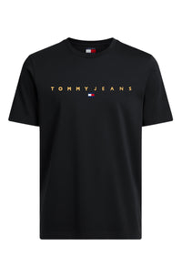 TOMMY HILFIGER T-Shirts Kurzarm Baumwolle TOMMY JEANS DM0DM20744 SEV Black