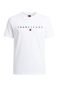 TOMMY HILFIGER T-Shirts Kurzarm Baumwolle TOMMY JEANS DM0DM20744 YBR Weiß