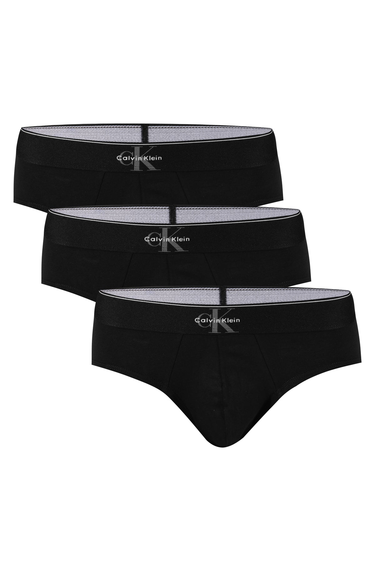 3 Pack CALVIN KLEIN Slips Cotton Stretch Briefs Baumwolle LV00NB4471 UB1 Schwarz