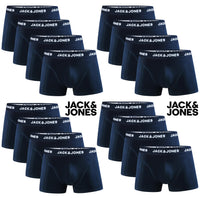 JACK & JONES Boxershorts Baumwolle Unterhose Unterwäsche Paket Boxer Dunkelblau