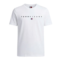 TOMMY HILFIGER T-Shirts Kurzarm Baumwolle TOMMY JEANS DM0DM20744 YBR Weiß