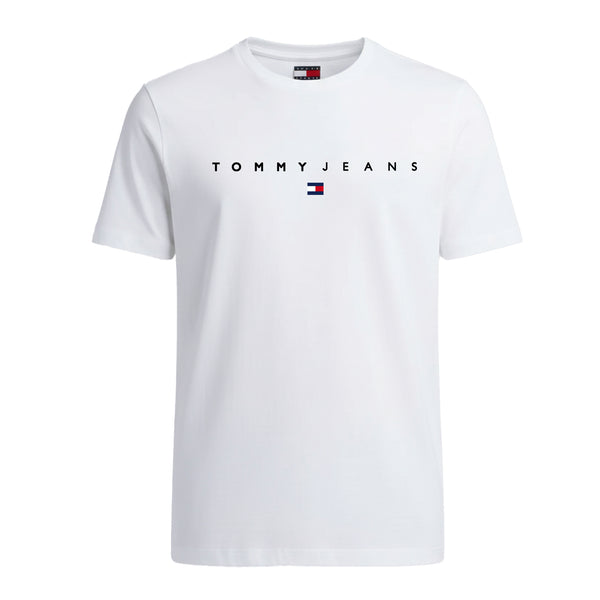 TOMMY HILFIGER T-Shirts Kurzarm Baumwolle TOMMY JEANS DM0DM20744-BIYBR Weiß