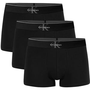 3er Pack CALVIN KLEIN Boxershorts Cotton Stretch Baumwolle LV00NB4472-UB1 Schwarz