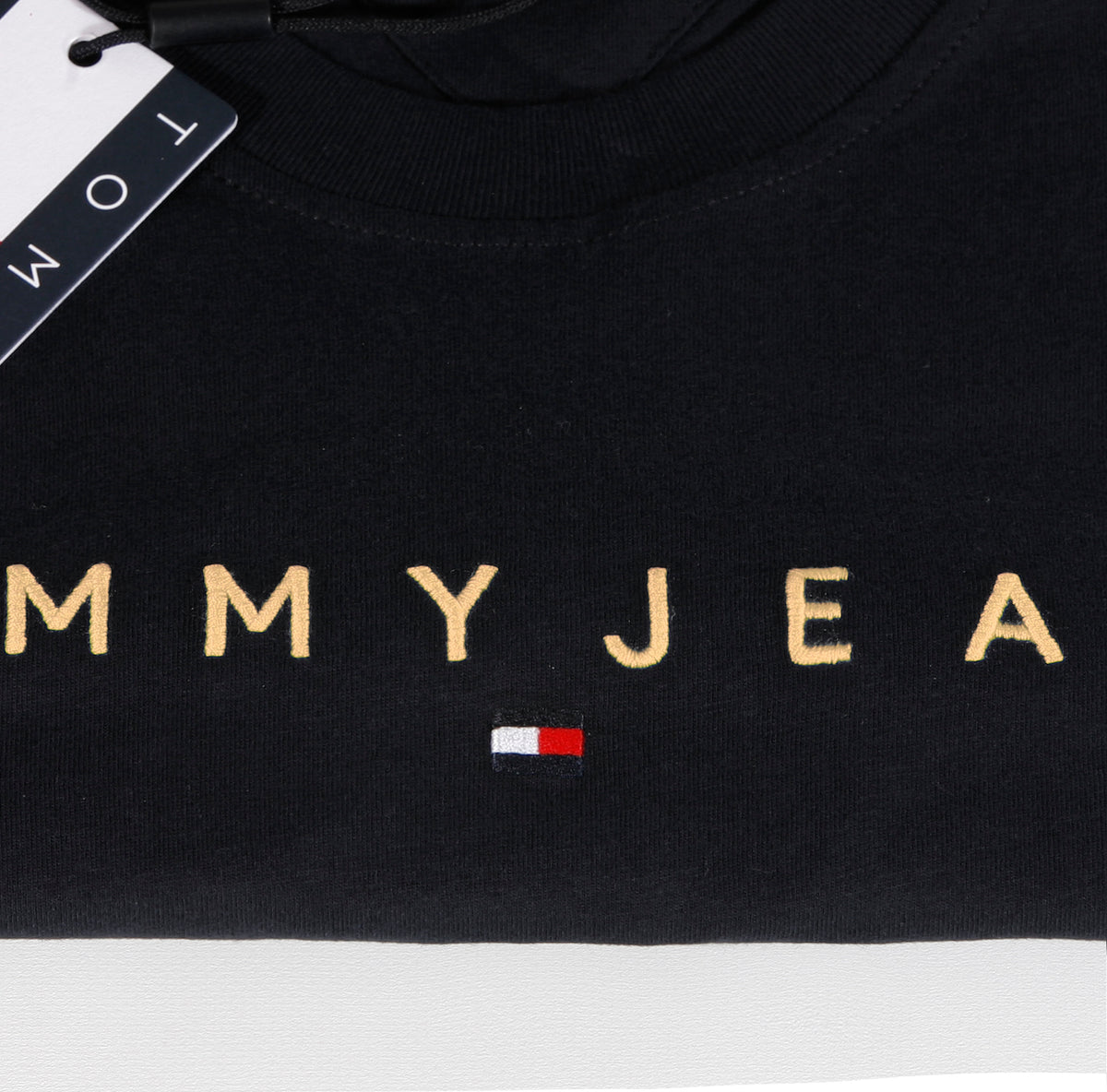 TOMMY HILFIGER T-Shirts Kurzarm Baumwolle TOMMY JEANS DM0DM20744 SEV Black