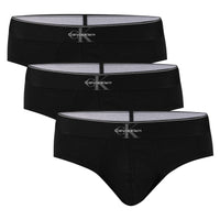 3 Pack CALVIN KLEIN Slips Cotton Stretch Briefs Baumwolle LV00NB4471 UB1 Schwarz