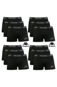 Kappa Boxershorts Retro Baumwolle Unterhose Unterwäsche Schwarz