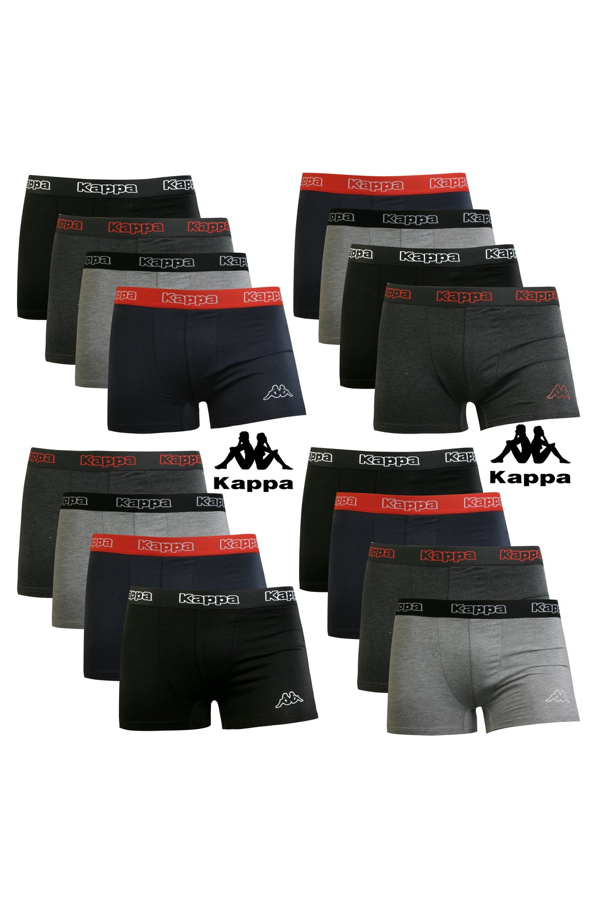 Kappa Boxershorts Retro Baumwolle Unterhose Unterwäsche Gemischt