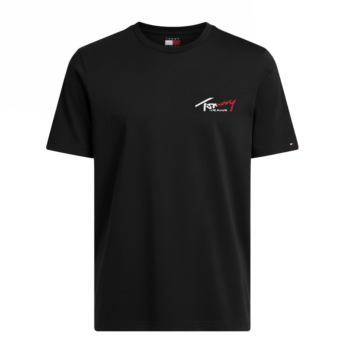 TOMMY HILFIGER T-Shirts Kurzarm Baumwolle TOMMY JEANS DM0DM22538 C1G BDS Schwarz