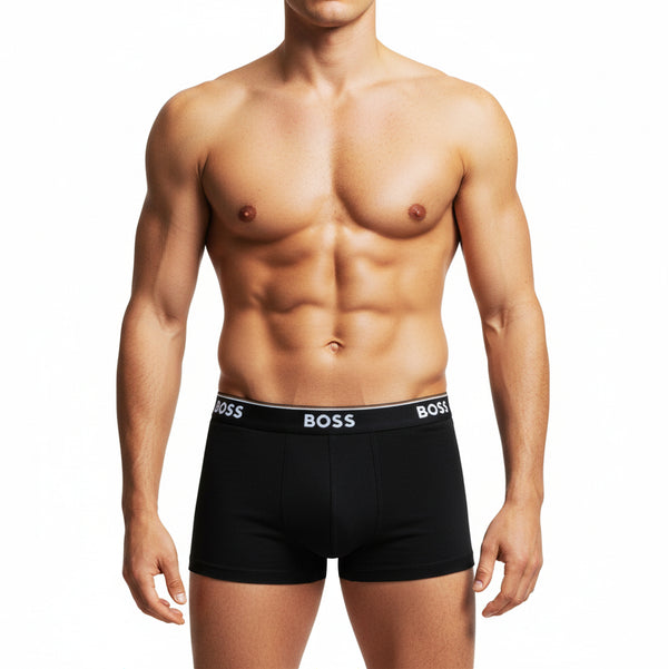 BOSS 3er Pack Boxershorts Cotton Stretch Baumwolle Elasthan 5274 Power NE001