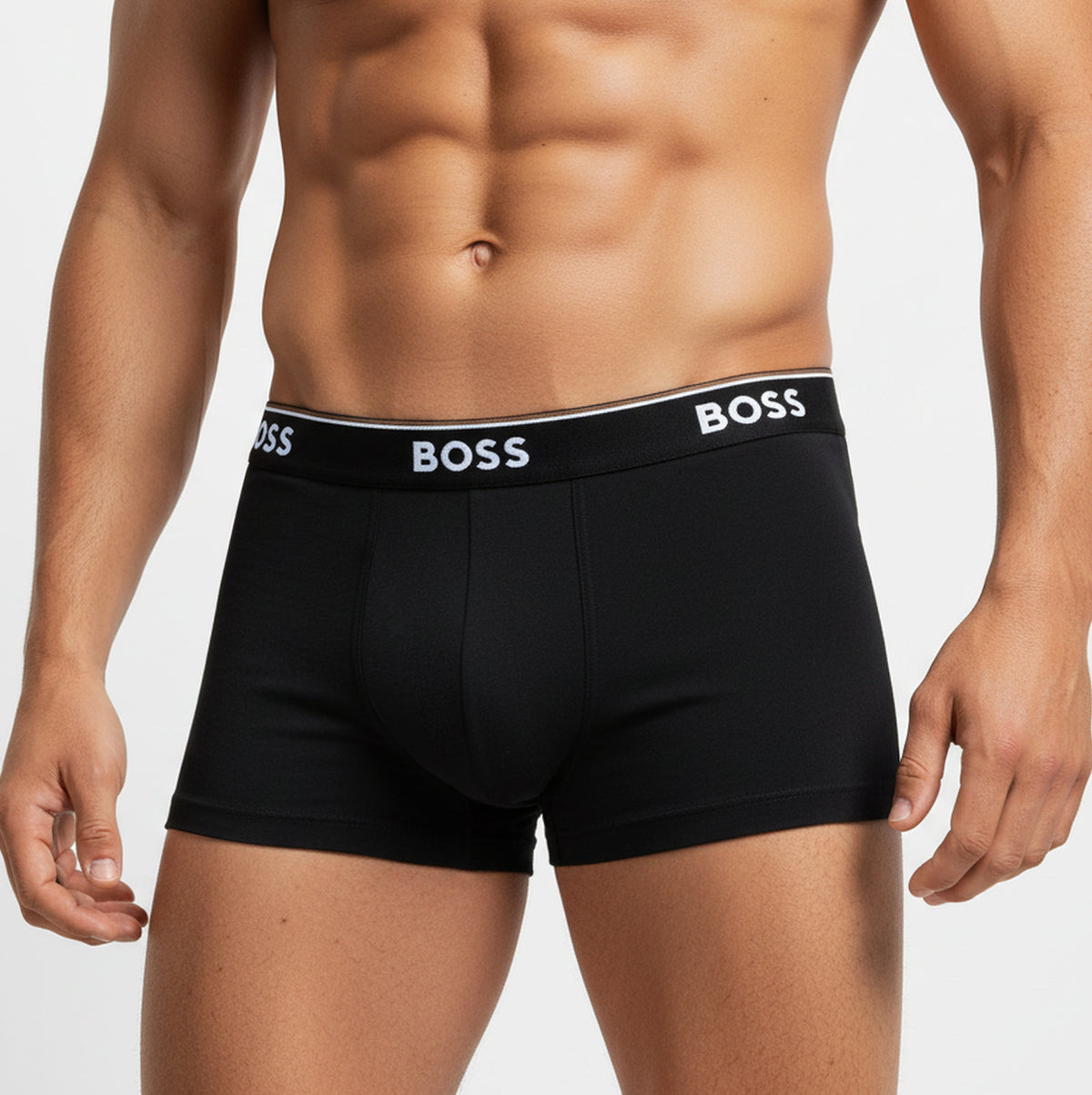 BOSS 3er Pack Boxershorts Cotton Stretch Baumwolle Elasthan 5274 Power NE001