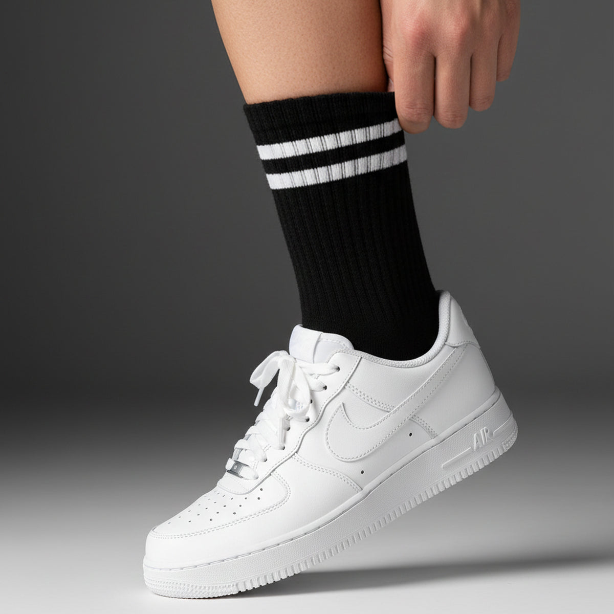 5 bis 50 Paar TENNISSOCKEN Sportsocken Herren Damen Socken Baumwolle Schwarz