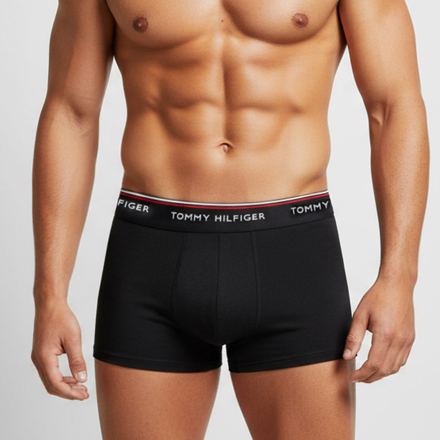 TOMMY HILFIGER 3er Pack Boxershorts Cotton Stretch Baumwolle Elasthan 1U-842-990