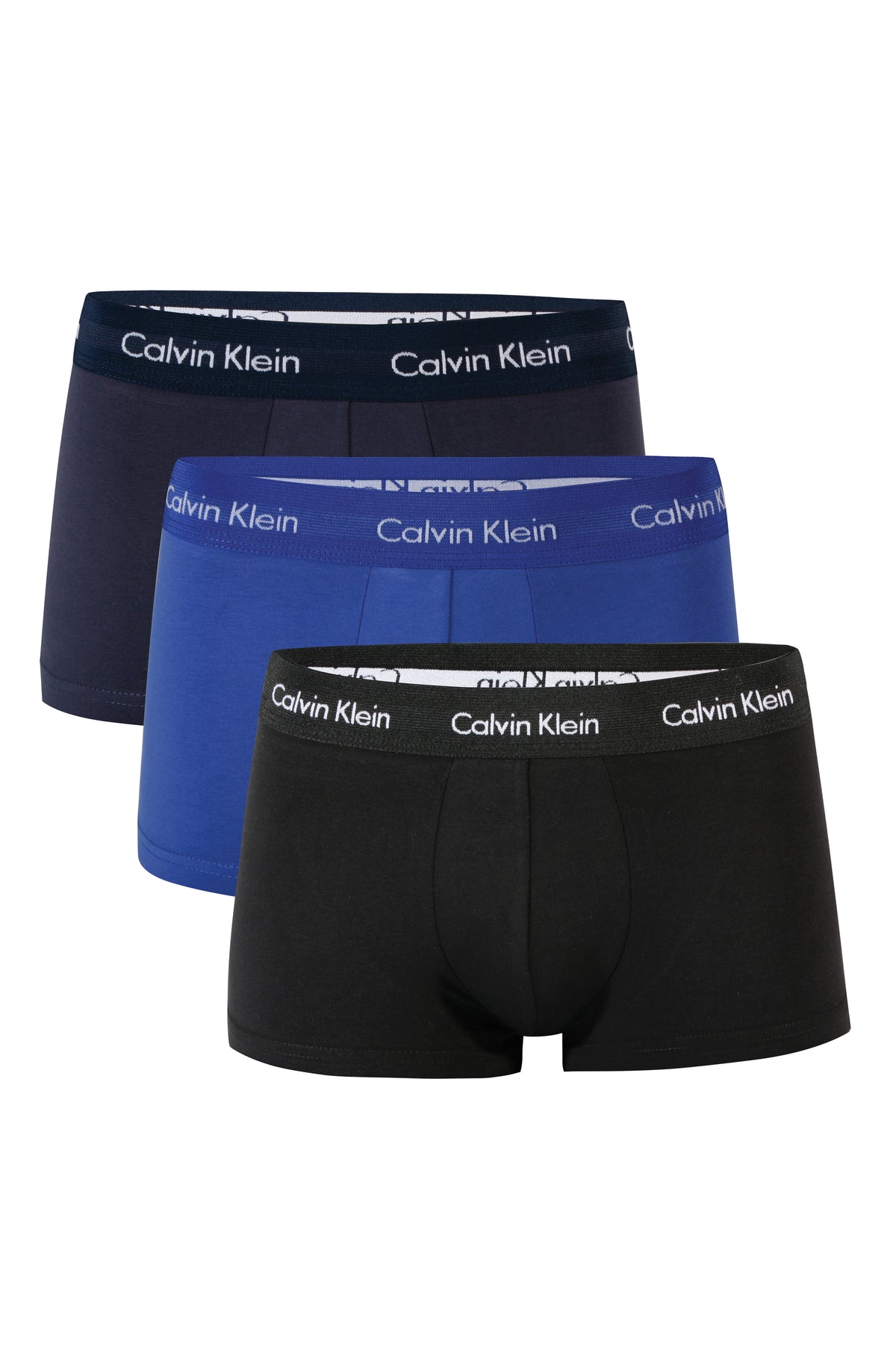 Calvin Klein 3er Pack Strecht Baumwolle Boxershorts Trunk U2664G 4KU