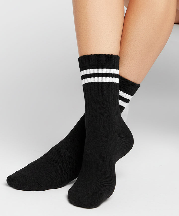 5 bis 50 Paar TENNISSOCKEN Sportsocken Herren Damen Socken Baumwolle Schwarz