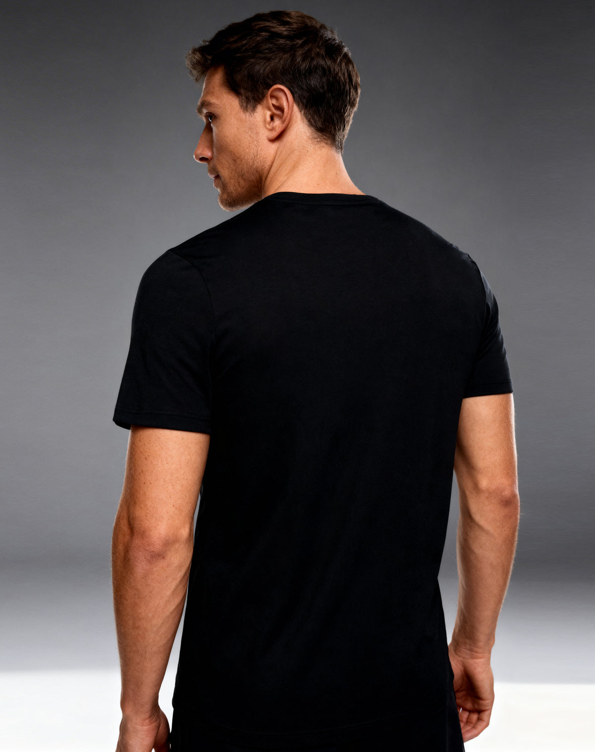 3er Pack CALVIN KLEIN Herren Kurzarm T-Shirts Rundhals Baumwolle LV00NB4051-001