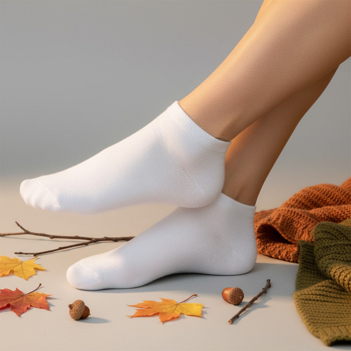 Sneacker Socken Freizeit Socken Herren Damen Baumwolle Schwarz Weiss YS