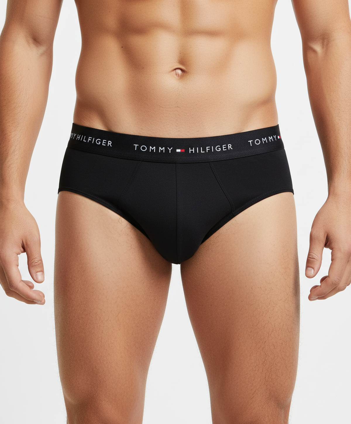 TOMMY HILFIGER 3er Pack Slops Brief Cotton Stretch Baumwolle Elasthan UMOUM03471-0WE