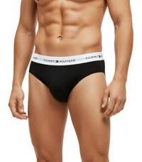 TOMMY HILFIGER 3er Pack Slops Brief Cotton Stretch Baumwolle Elasthan UMOUM03471-0XL