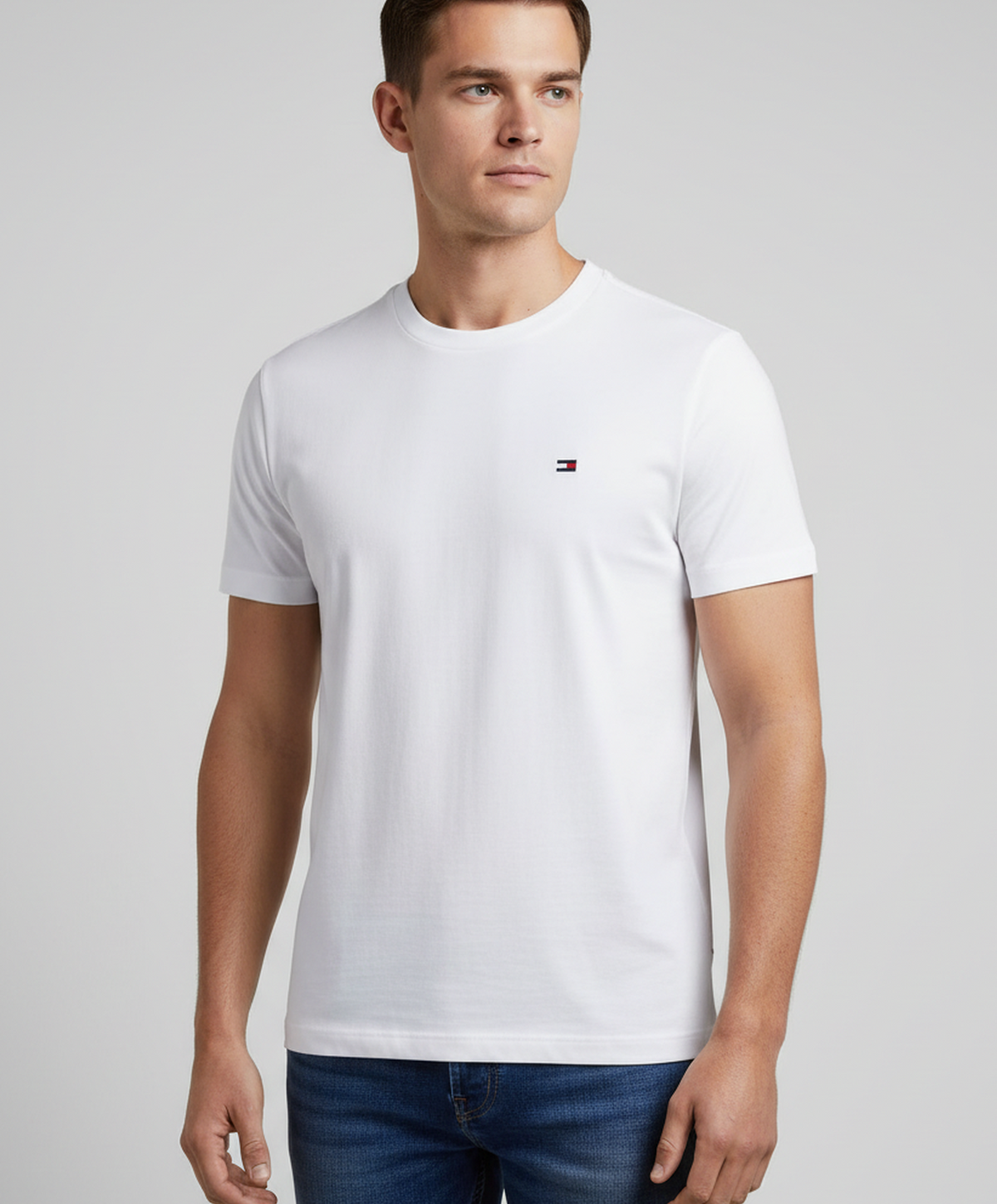 TOMMY HILFIGER Rundhals T-Shirts Kurzarm 100 % Baumwolle UM0UM03379-05E 3er Pack