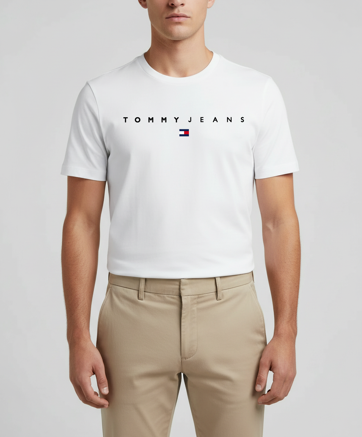 TOMMY HILFIGER T-Shirts Kurzarm Baumwolle TOMMY JEANS DM0DM20744 YBR Weiß
