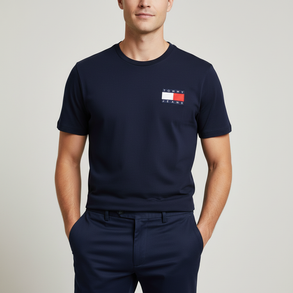 TOMMY HILFIGER T-Shirts Kurzarm Baumwolle TOMMY JEANS DM0DM20740-BLC1G Navy