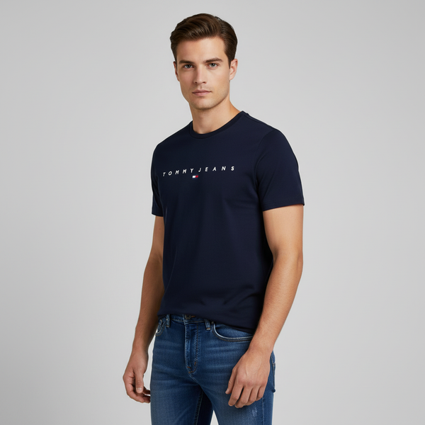 TOMMY HILFIGER T-Shirts Kurzarm Baumwolle TOMMY JEANS DM0DM20744-BLC1G Navy
