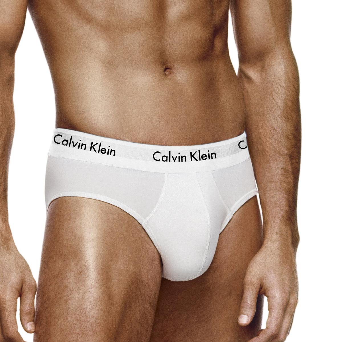 Calvin Klein 2er Pack Strecht Baumwolle Hip Briefs U2661G 100