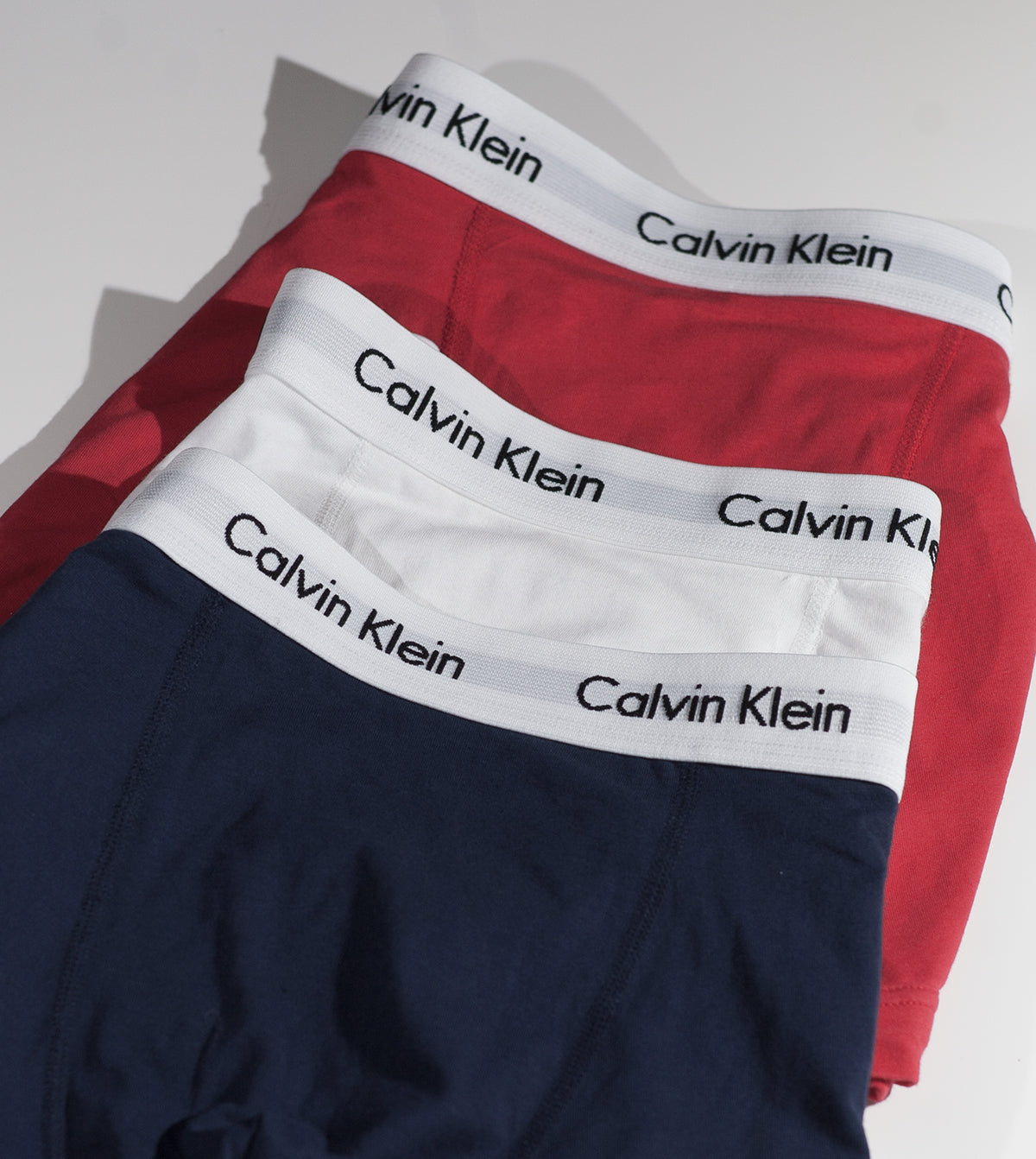 Calvin Klein 3er Pack Strecht Baumwolle Boxershorts Trunk U2662 I03