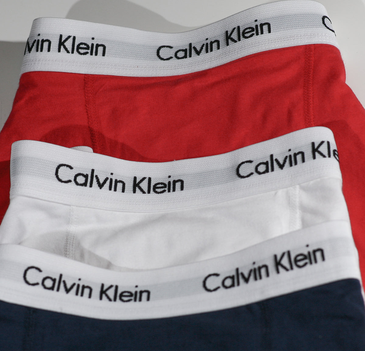 Calvin Klein 3er Pack Strecht Baumwolle Boxershorts Trunk U2662 I03