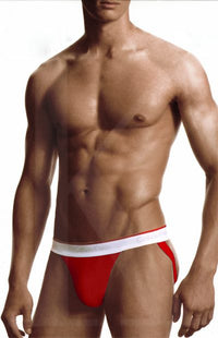 Calvin Klein Tech Active Hip Briefs CoolMax Rot mit Weiss U2726A 52W