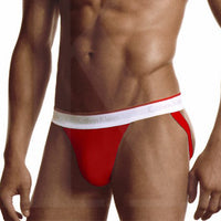 Calvin Klein Tech Active Hip Briefs CoolMax Rot mit Weiss U2726A 52W
