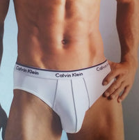 Calvin Klein Dri Stretch Hip Briefs Weiss Schwarz U9703A