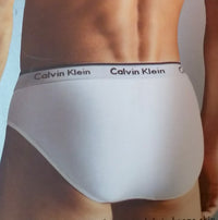 Calvin Klein Dri Stretch Hip Briefs Weiss Schwarz U9703A